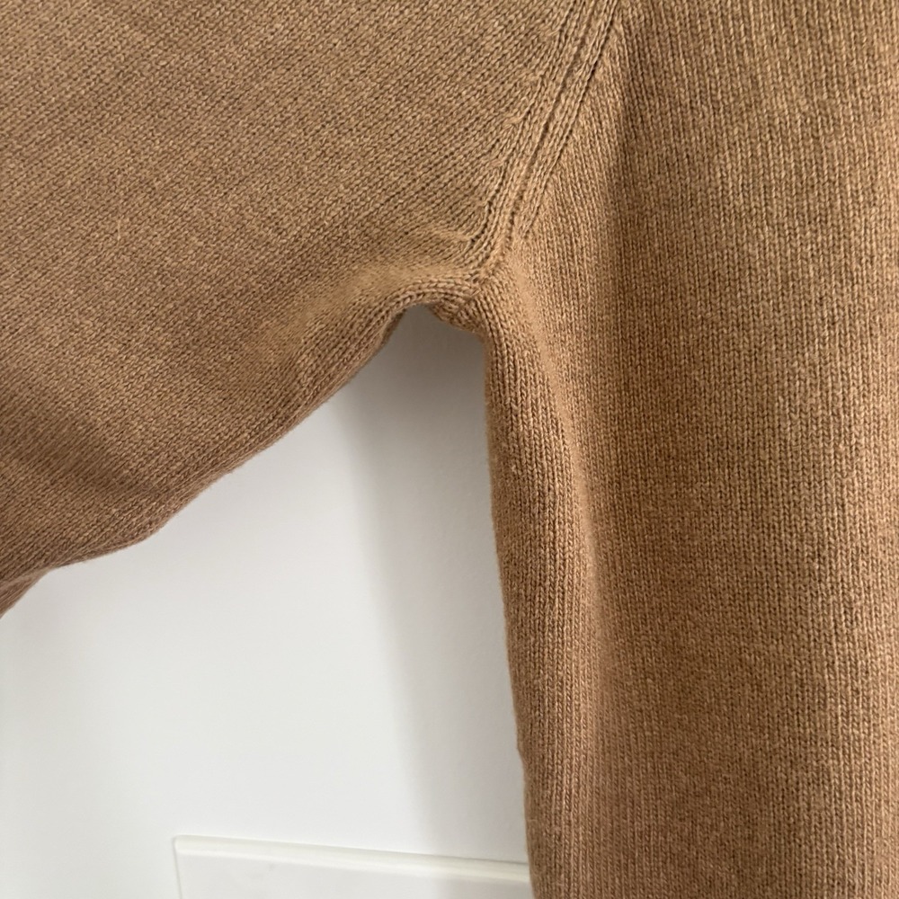 Jenni Kayne Everyday Oversized Wool & Cashmere Blend Sweater In Dark Camel Sz3X - Picture 5 of 9